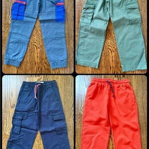 Boden Lot of Kids Joggers/Pants - Blue, Green, Navy, Red